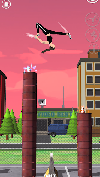 SWAGFLIP urban parkour gameplay with ragdoll physics
